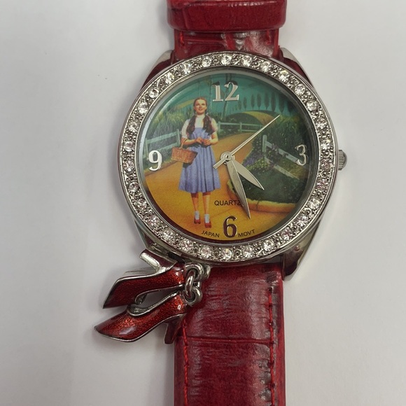 Avon Accessories - AVON 2007-WIZARD OF OZ WATCH - COMMEMORATIVE EDITION W/RUBY SLIPPERS CHARM